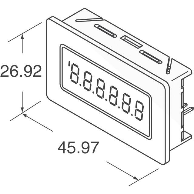 MDMU0010 Red Lion Controls Compteurs de panneaux - Compteurs horaires